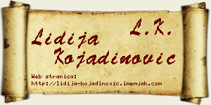 Lidija Kojadinović vizit kartica